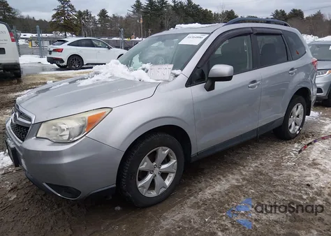 2014 Subaru Forester 2.5I Premium from USA, damaged, VIN JF2SJAEC6EH536010
